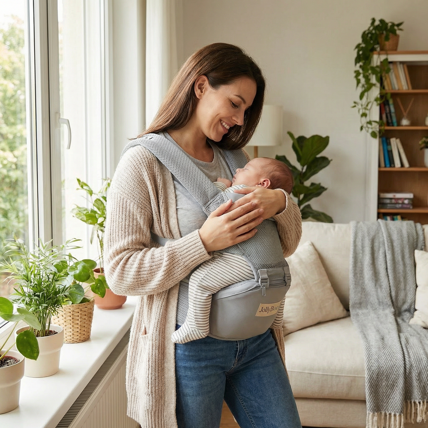 JollyBoo 2-in-1 Hip Seat Carrier